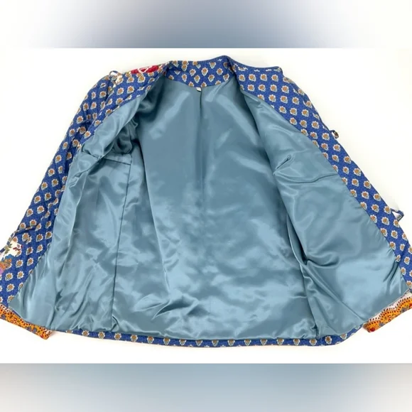 1980S FRENCH PROVENÇAL QUILTED JACKET - Picture 12 of 13